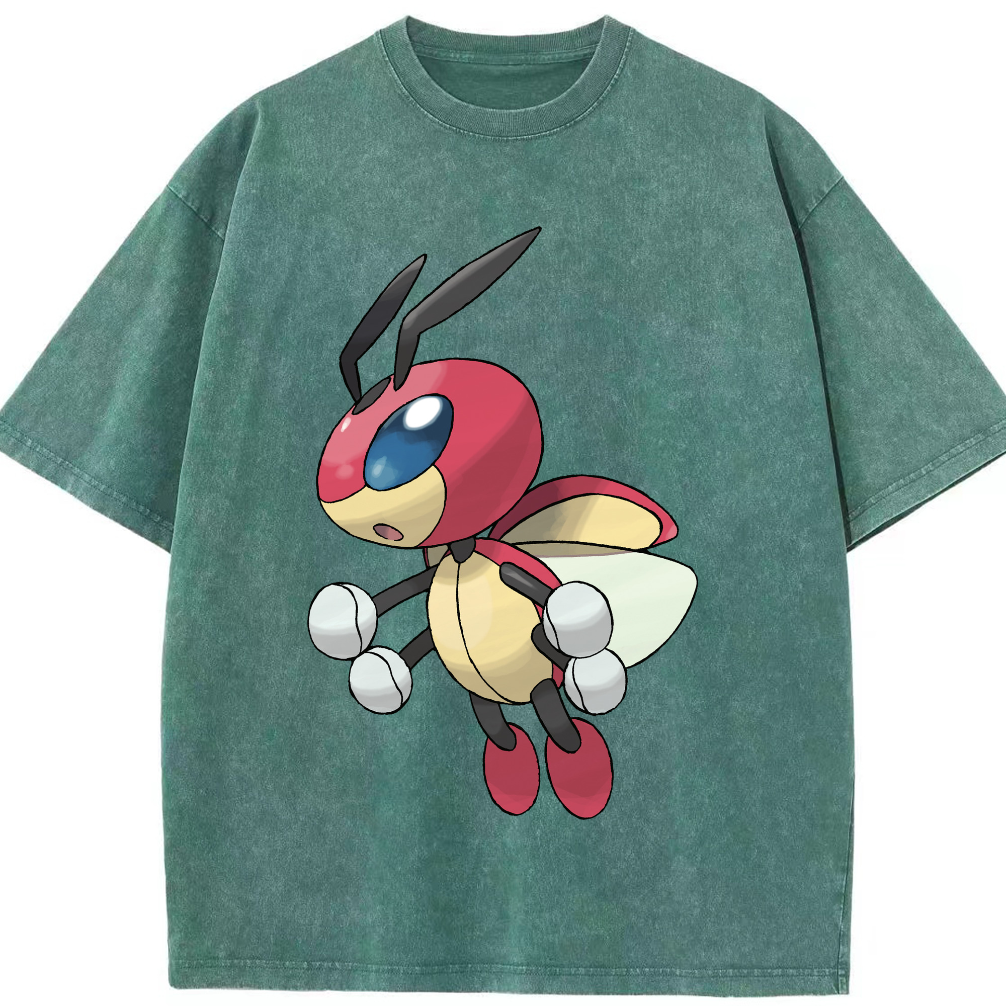 （画像用） ポケットモンスター Pokémon 綿100% ヴィンテージ風 半袖Tシャツ（フロントプリント）